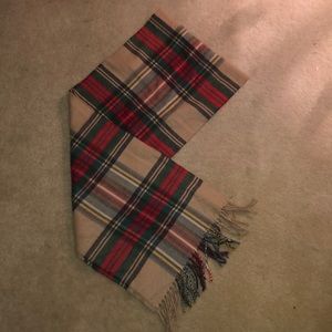 New plaid, “cashmere feel” scarf